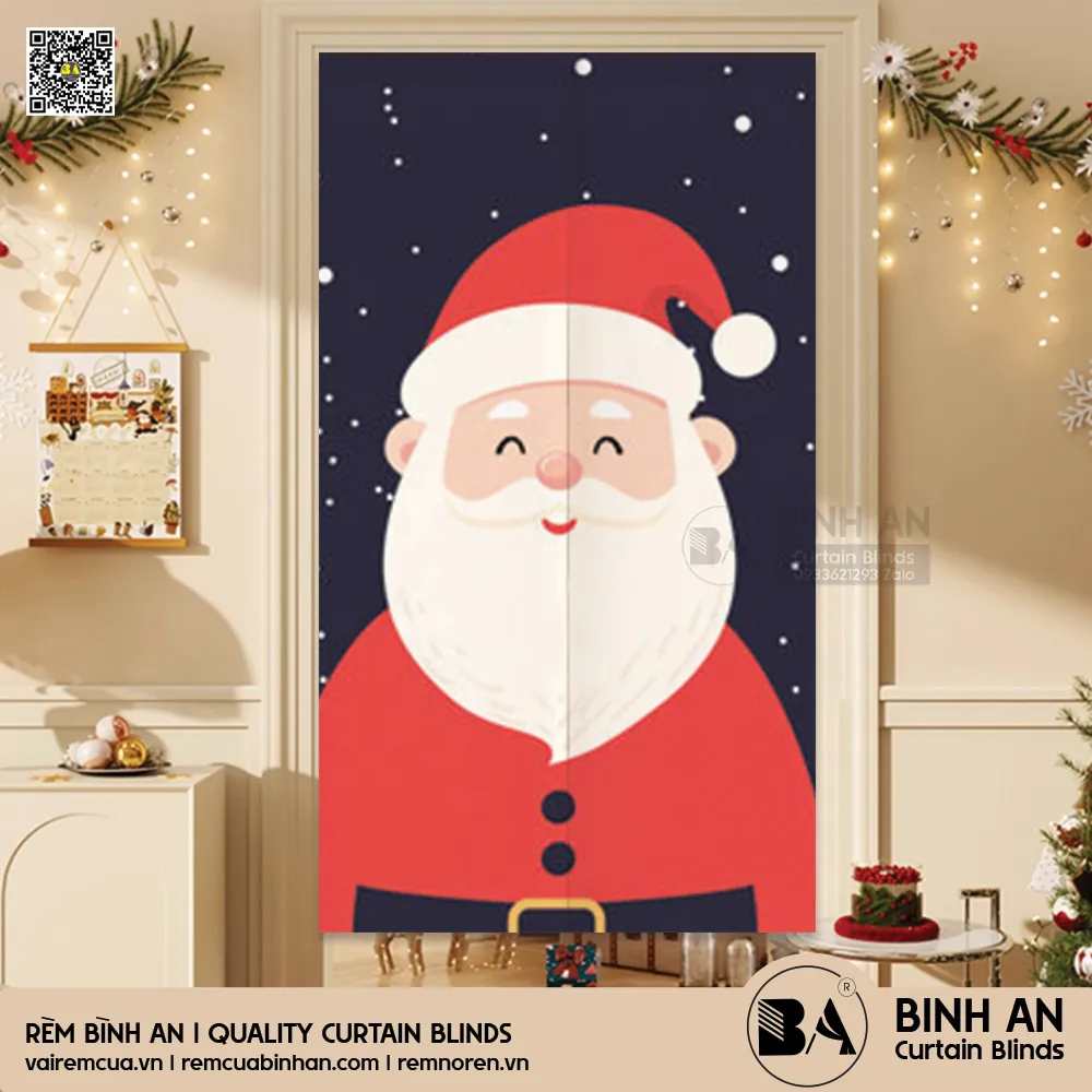 Rèm Noren Giáng Sinh 2025